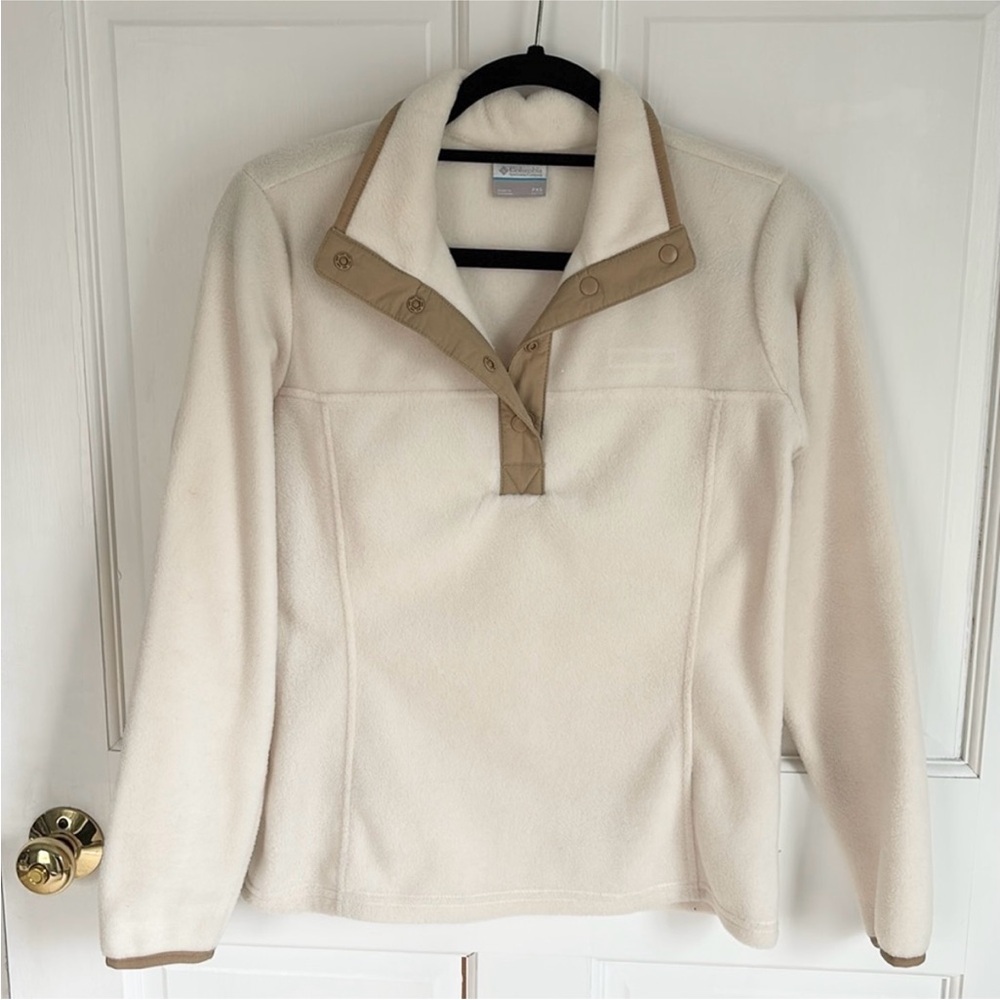 Columbia Fleece Quarter Button Sweatshirt